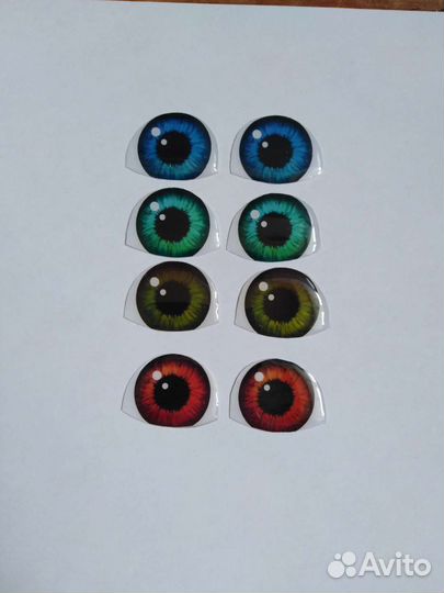 Глазки для игрушек из эпоксидной ювелирной смолы