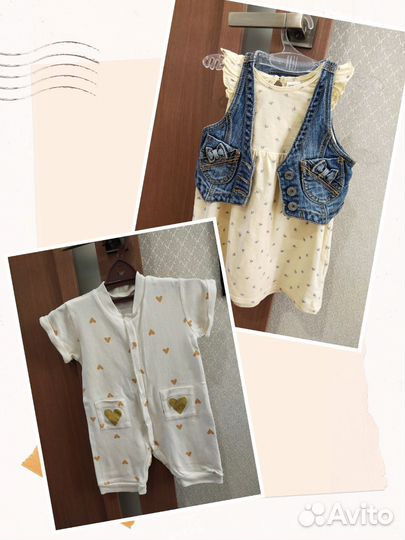 Вещи на девочку от 80 см