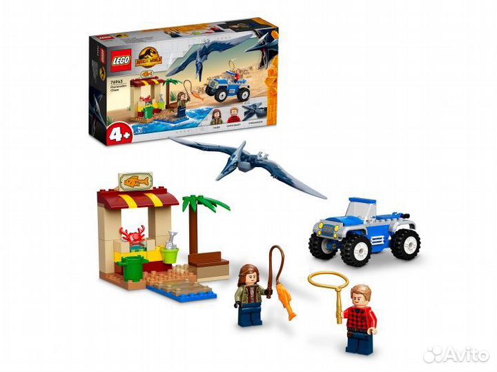 Lego Jurassic World Погоня за птеранодоном 76943