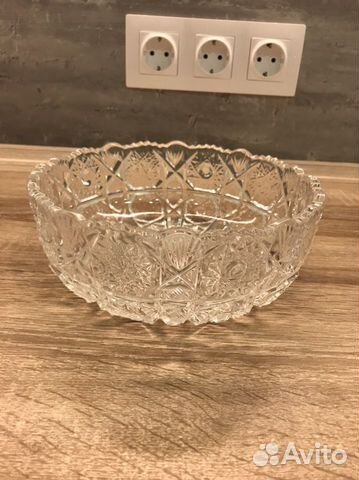 Ваза хрустальная