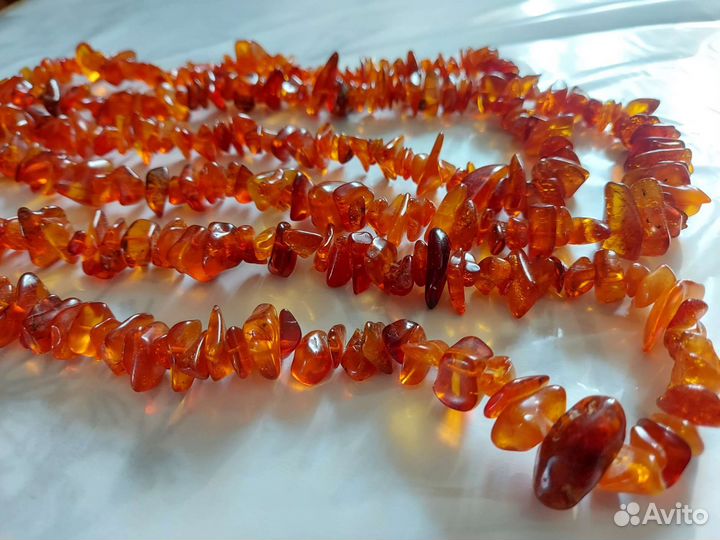 Бусы янтарь СССР