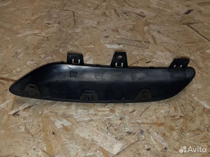 Молдинг бампера левый peugeot 207