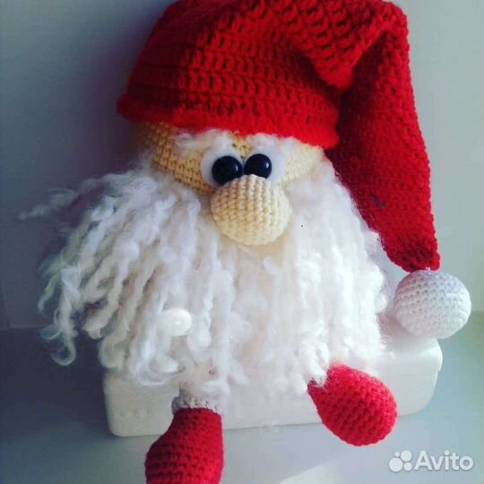 Игрушка Гномы новогодние амигуруми