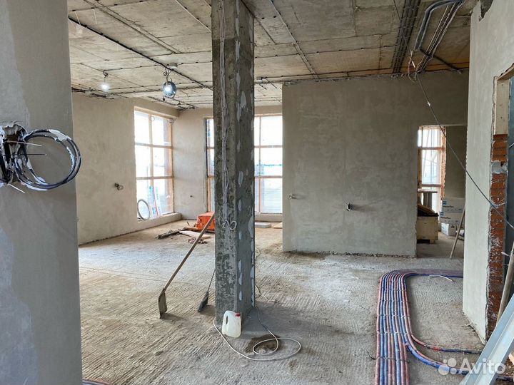 Механизированная штукатурка стен под покраску