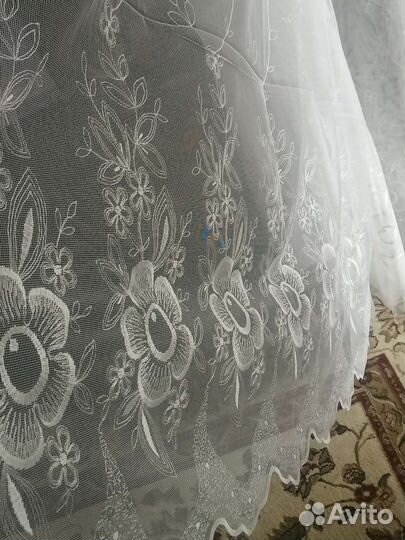 Тюль винтажная