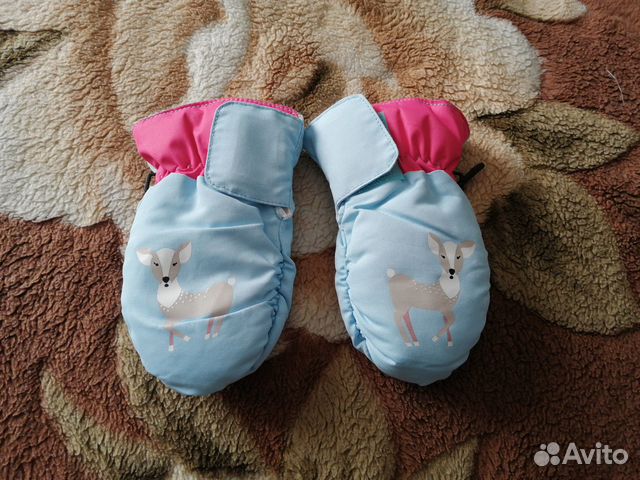 Варежки детские непромокаемые новые