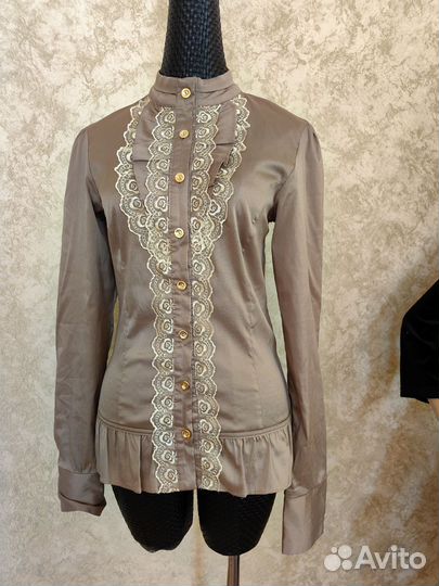 Блузка 40/42 с рюшами