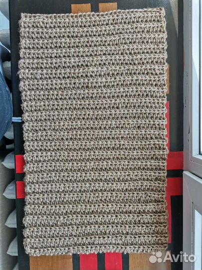 Коврик из джута