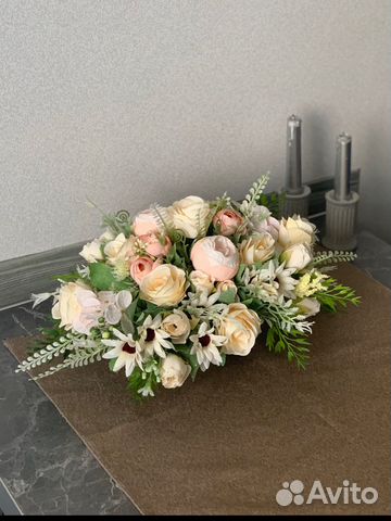 Искусственные цветы композиции