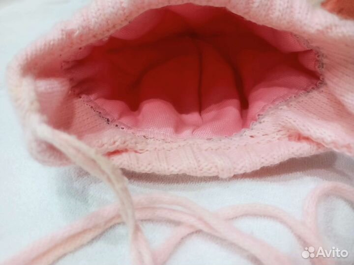 Шапочка зимняя для новорожденных