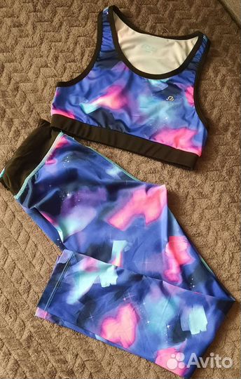 Костюм для девочки, для тренировок в зале