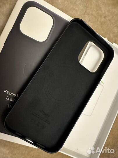 Кожанный чехол iPhone 14 pro max