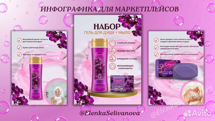 Инфографика для wildberries и ozon