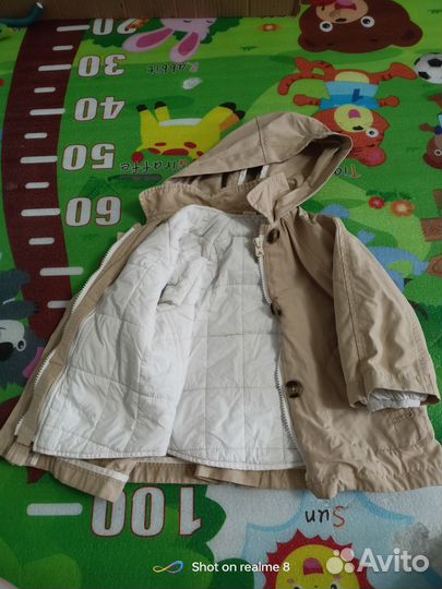 Детская куртка zara 86