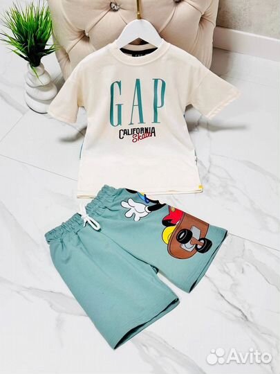 Футболка и шорты с Микки 104 110 116 128 140