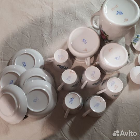 Кофейный набор СССР Фарфоровый завод Пролетарий