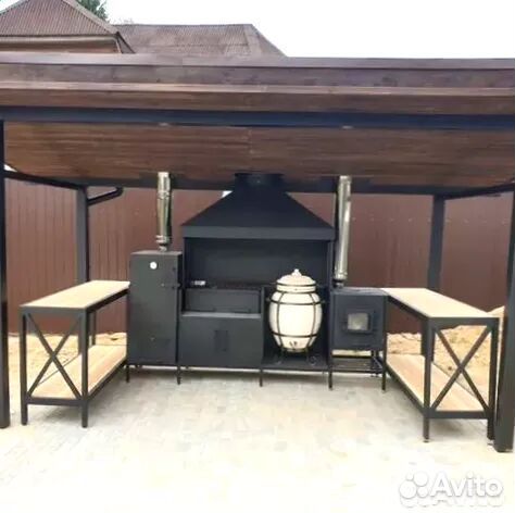 Мангал С крышей