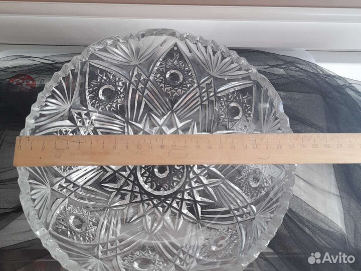 Ваза хрустальная большая СССР