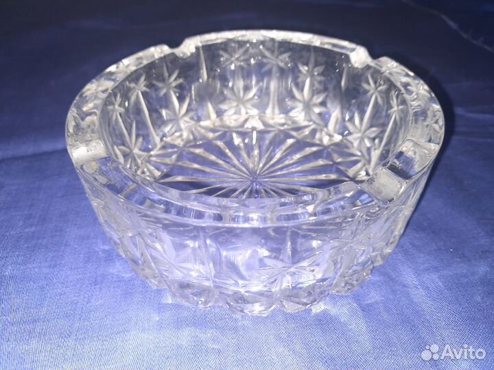 Ваза хрустальная новая, бокалы хруст.времен СССР