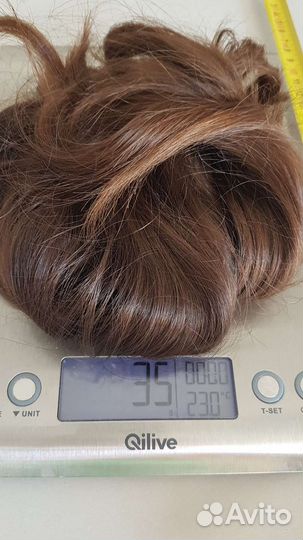 Волосы натуральные срез