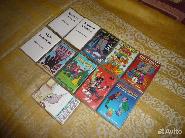 Кассеты студийки рок, поп, шансон. Кучками