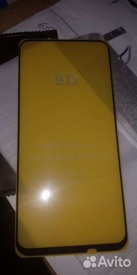 Защитное стекло Honor 9X, чёрный