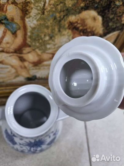 Кувшин Zwiebelmuster Кахла гдр Луковый рисунок, в