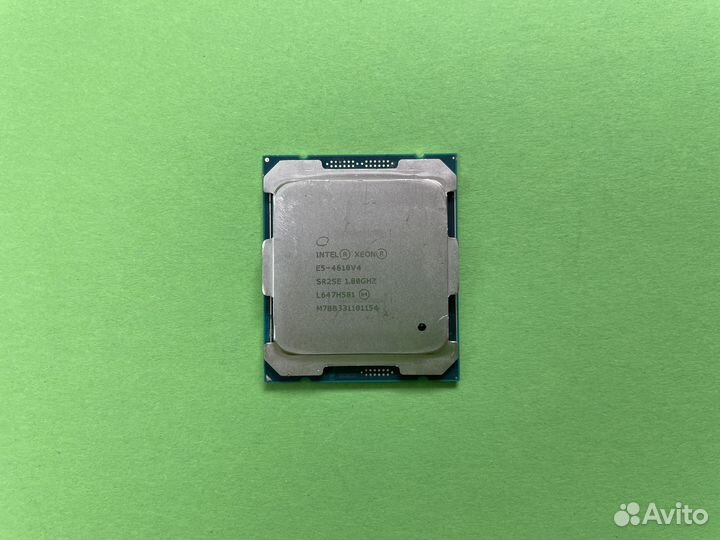 CPU Xeon e5 4610 v4 10 ядер 1.8 ггц, 20 потоков
