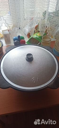 Казан чугунный 8 литров