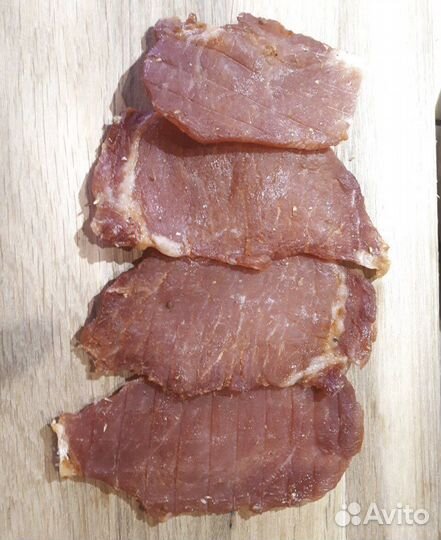 Мясные джерки из свинины