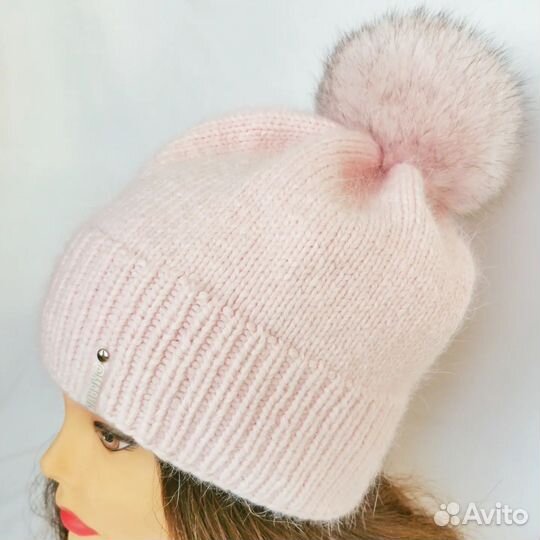 Шапка из пуха норки