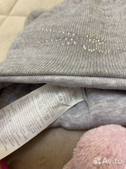 Демисезонные шапочки на девочку 48 размер