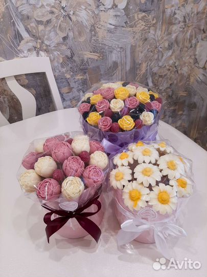 Шоколадные розы цветы