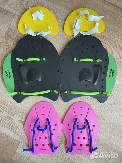 Лопатки для плавания mad wave