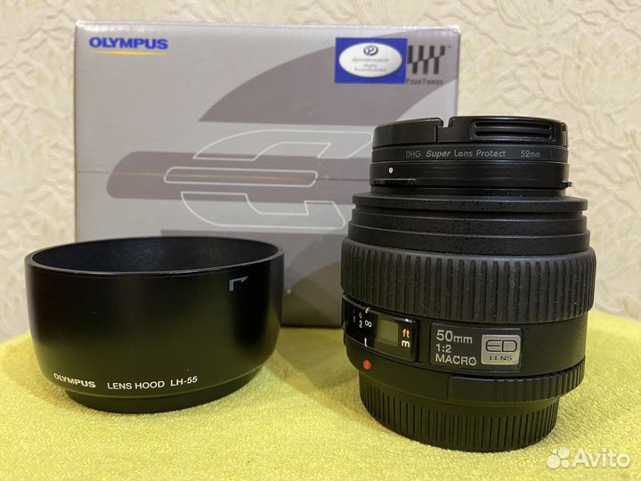 Объектив объектива Olympus 50mm f/2.0 Macro