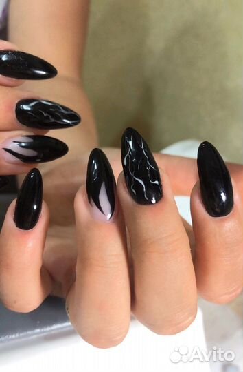 Наращивание ногтей: формы, типсы, гель лак