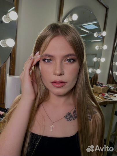 Макияж + локоны