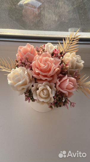 Букет из мыла ручной работы