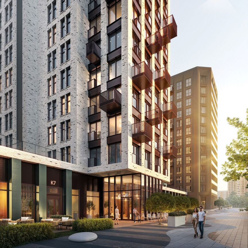 1-к. квартира, 35,8 м², 12/13 эт.