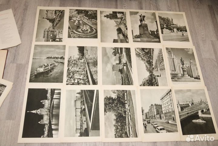 Плакаты Москва Виды города 1955 год Изогиз альбом