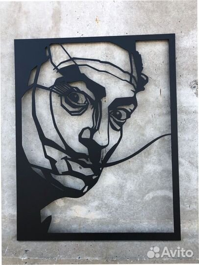 Интерьерное пано металлическое