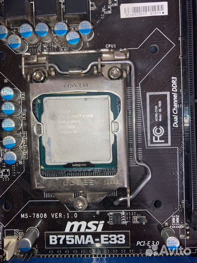 Процессор I5 3470