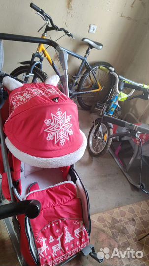 Детские санки коляска