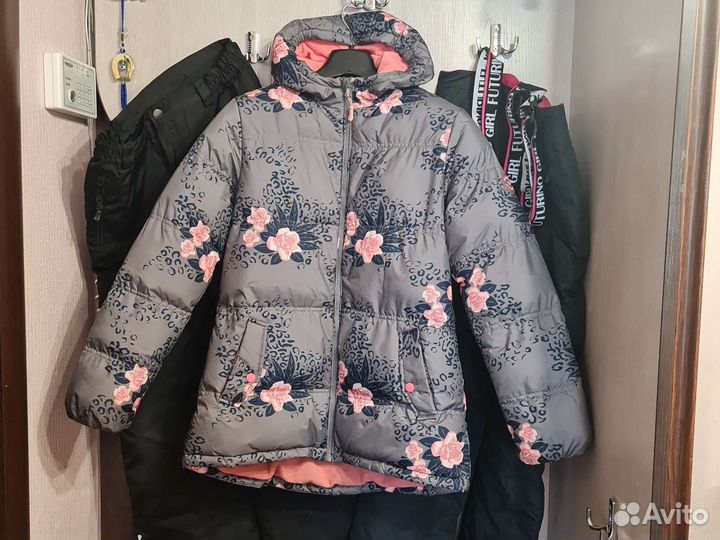 Зимний костюм для девочки рост 158