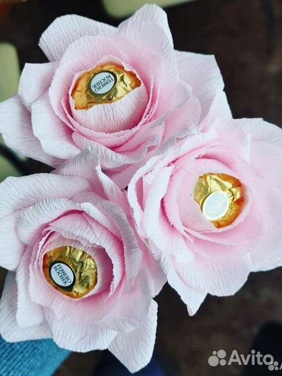 Цветы из гофрированной бумаги