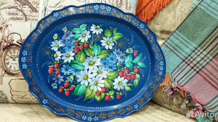 Подносы. Жостовская роспись от автора