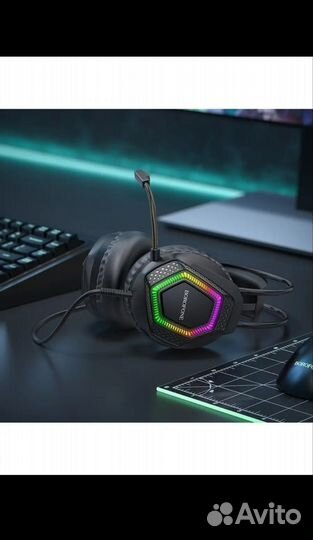 Игровые наушники с микрофоном