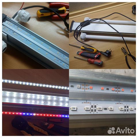 Светильники аквариума. Peмoнт зелаква