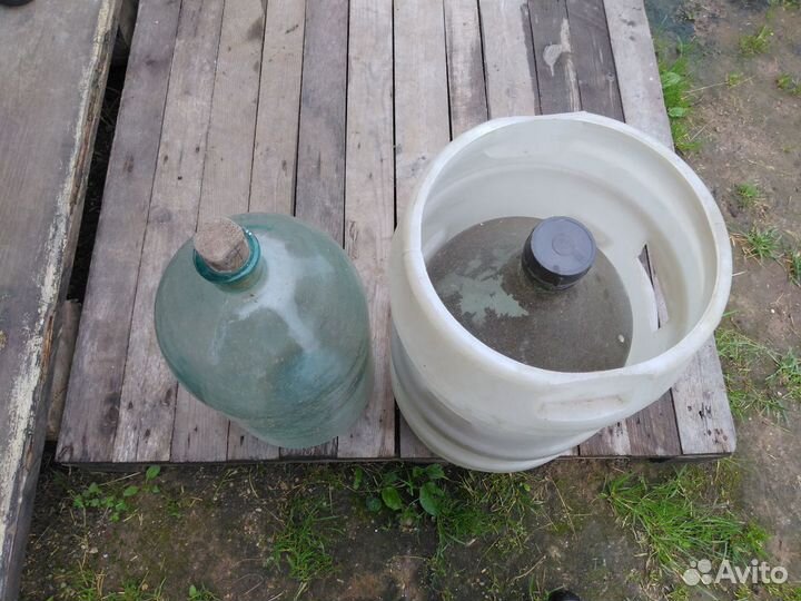 Бутыль стеклянная