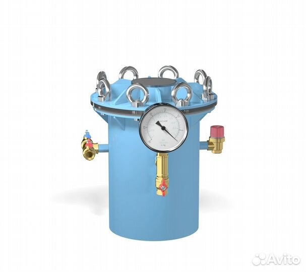 Мановакуумная камера на 9 литров до 4.5 бар